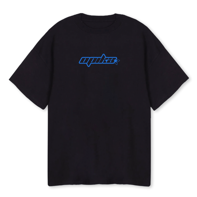 SAINTEANNE Black Oversized Tee.