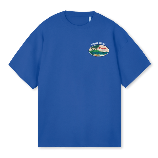 BREE Cobalt Blue Oversized Tee.