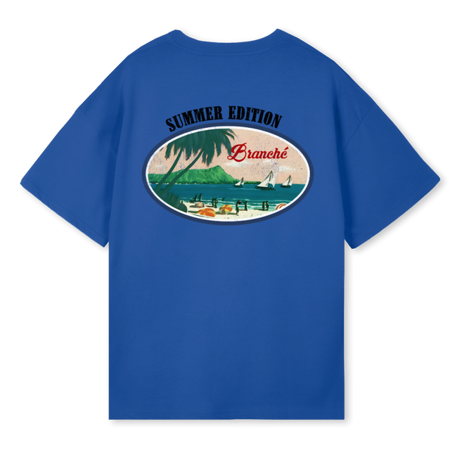 BREE Cobalt Blue Oversized Tee.