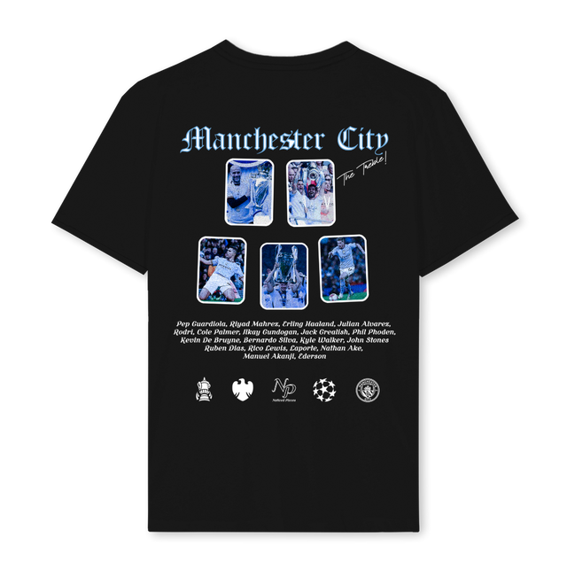 MANCITY Black Regular Tee.