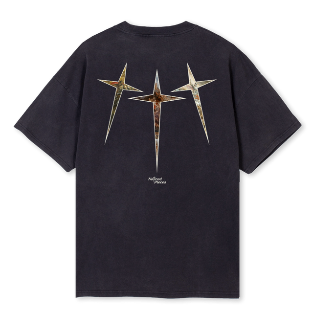 ANGELCRM Vintage Black Oversized Tee.
