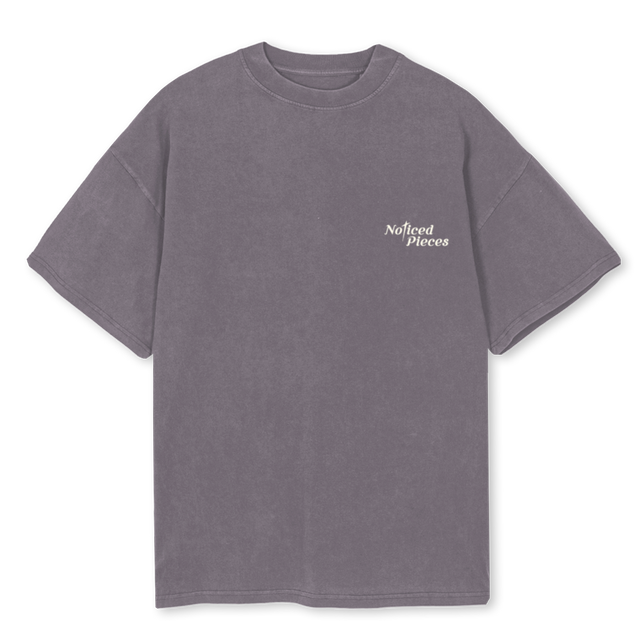 BASICCROSS Pigment Grey Oversized Tee.