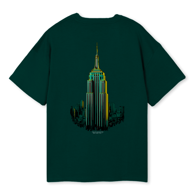 NEWYORKGREENTEE Wild Green Oversized Tee.