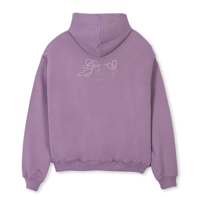 MIL Purple Oversized Hoodie.