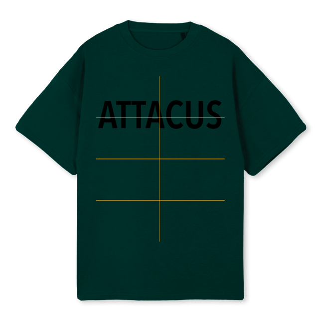 ATTACUSOVERSIZED Wild Green Oversized Tee.