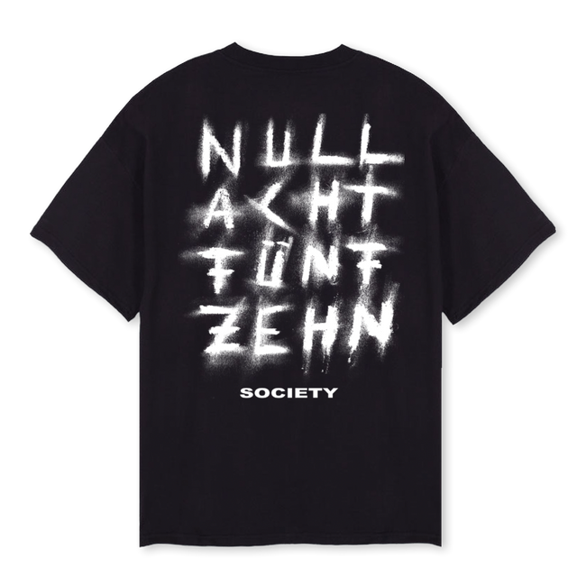 LINEWHITE Black Oversized Tee.