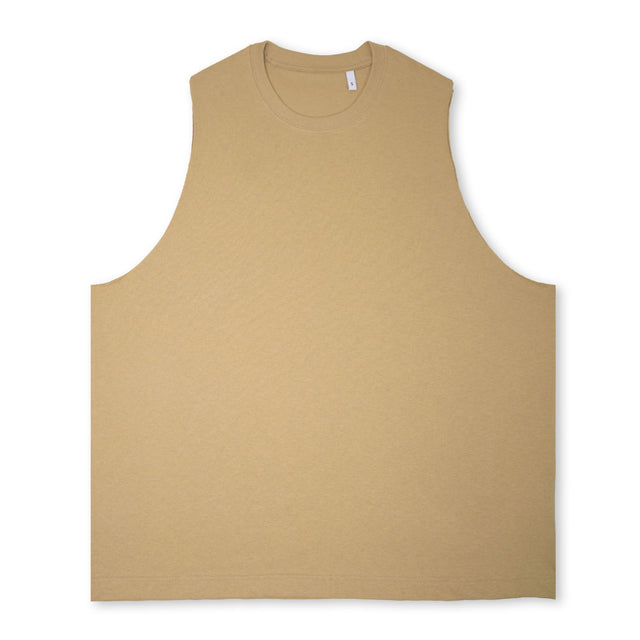 Light Gold Oversized Vest.