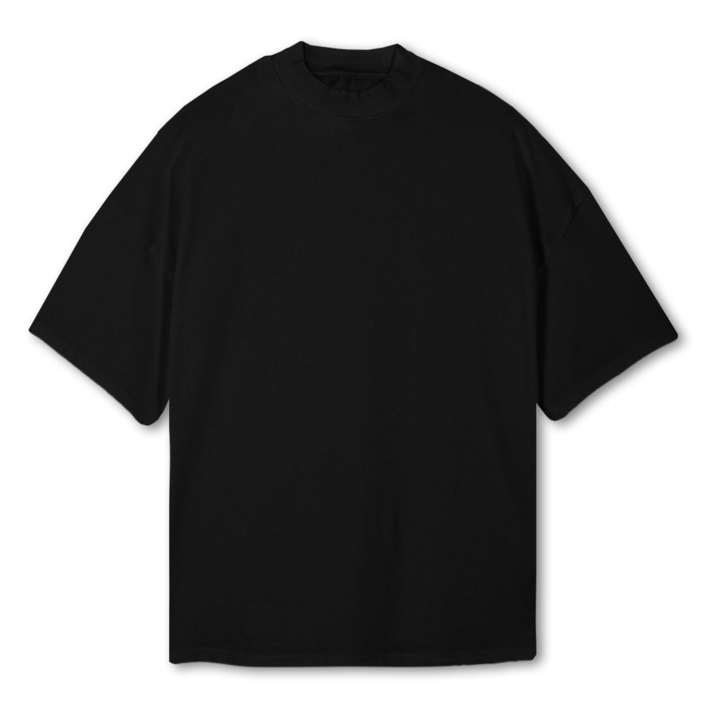 Plain Black Shirt Front And Back