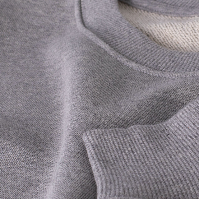 Grey Marl Oversized Crewneck Sweater. – WATC STUDIO
