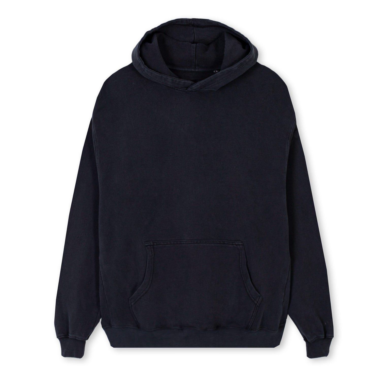 Vintage Black Cloud Raw Edge Hoodie main image 1