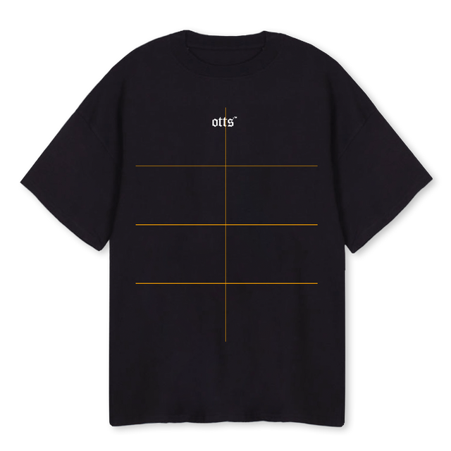 SNAKE TEESHIRT Black Oversized Tee.