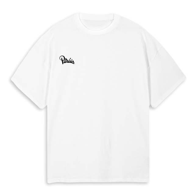 TALENT MANAGEMENT White Oversized Tee.