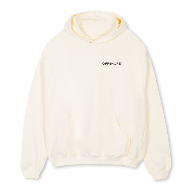 SFS BLCK HOODIE Cream Oversized Hoodie.