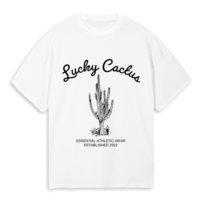 LC FRONT GRAPHIC WHT White Oversized Tee.