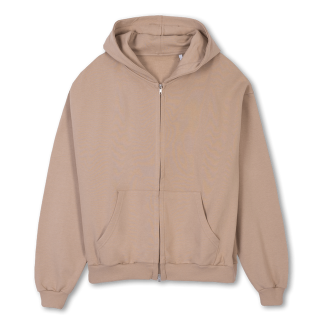 KILLING ME Croissant Oversized Zipped Hoodie.