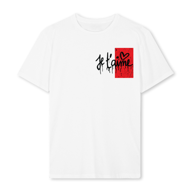 REG JT WHT  White Regular Tee.