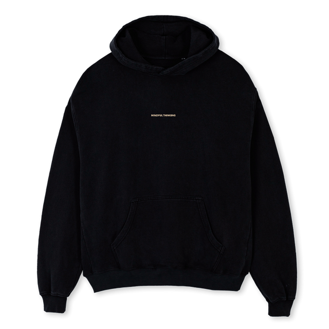 DY Black Oversized Hoodie.