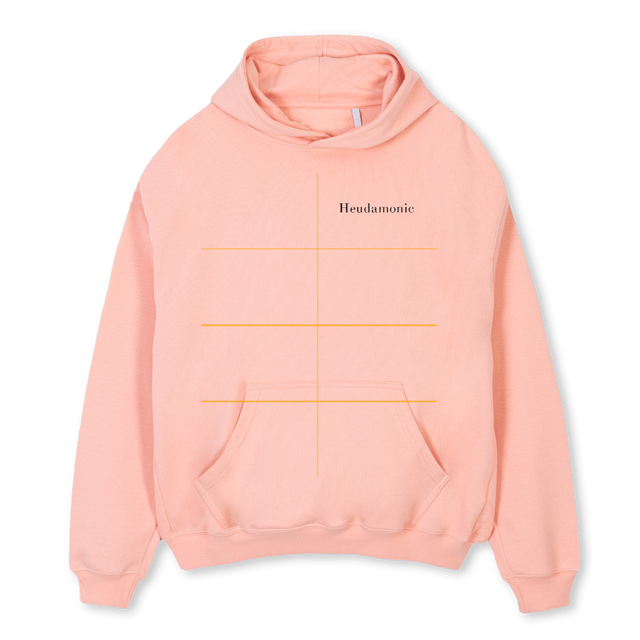 HOODY Pink Clay Oversized Hoodie.