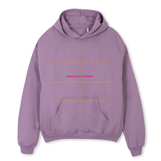 RA1 Purple Oversized Hoodie.