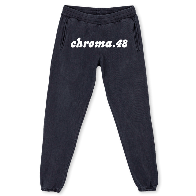 IKYDCPANTS Vintage Black Sweatpants.