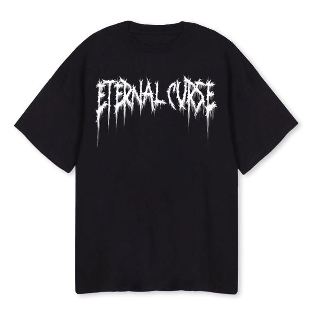 ETERNAL CURSE OG Black Oversized Tee.