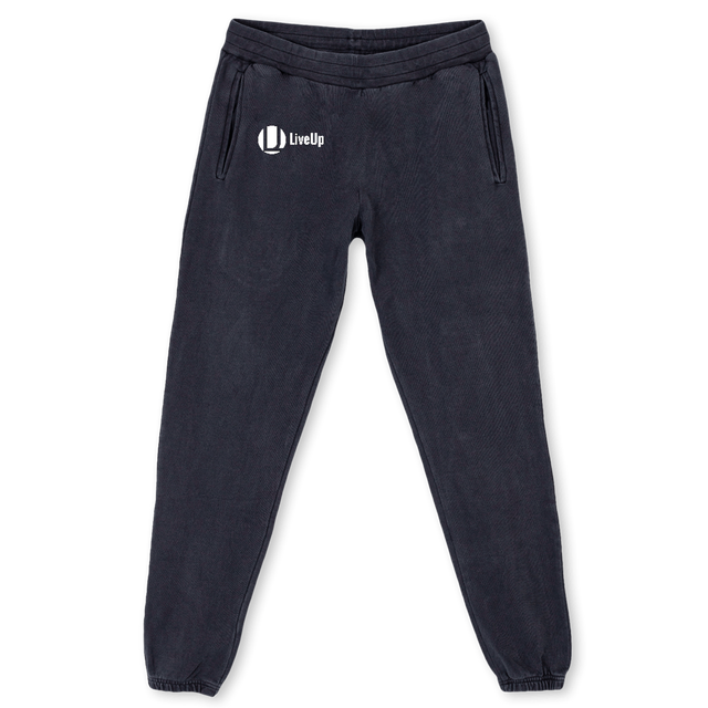 LIVEUP PANTS LONG Vintage Black Sweatpants.