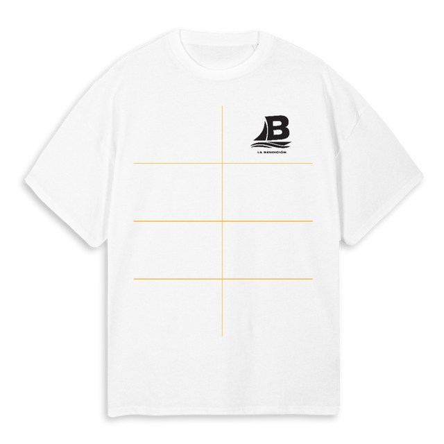 LA BENDICION YACHT White Oversized Tee.