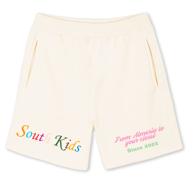 COLOUR SHORTSS Cream Sweatshorts.