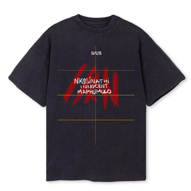 BCOFFEETEE Vintage Black Oversized Tee.