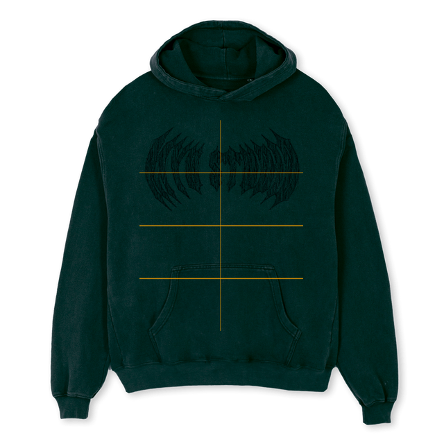 SAMPLEMYUTWO Wild Green Oversized Hoodie.