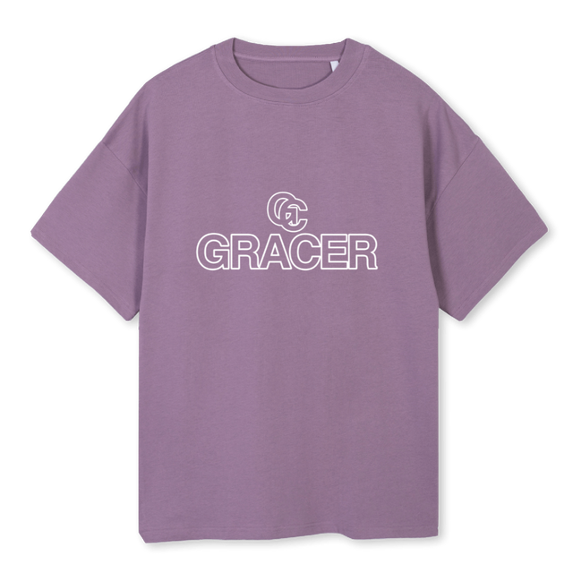 LIILA SADE Purple Oversized Tee.