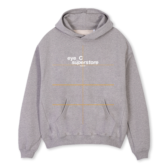 HOODIE L Grey Marl Oversized Hoodie.