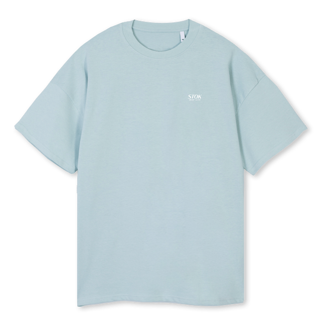 STOK FOURTYSIX  Cold Blue Oversized Tee.