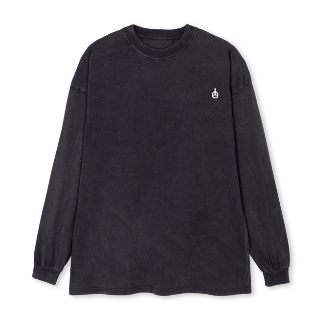 LS Vintage Black Oversized LS Tee.