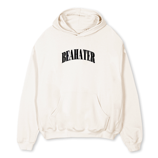 WEISS KLASSIK Vintage White Oversized Hoodie.