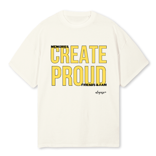 AZ2 OST Cream Oversized Tee.