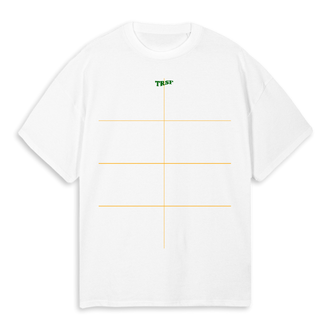 TRSF LOCAL CW I White Oversized Tee.