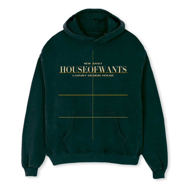 GREEN N GOLD Wild Green Oversized Hoodie.