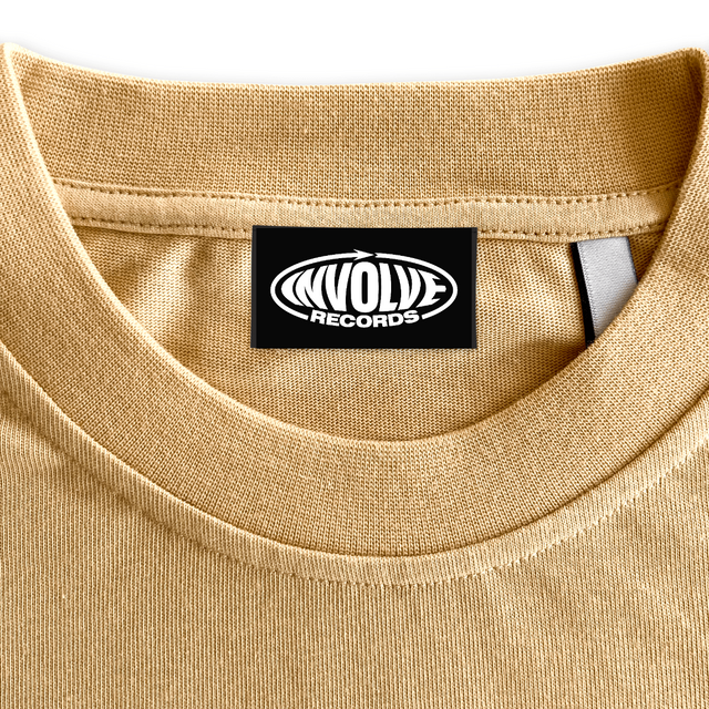 INVOLVE Custom Woven Neck Label.