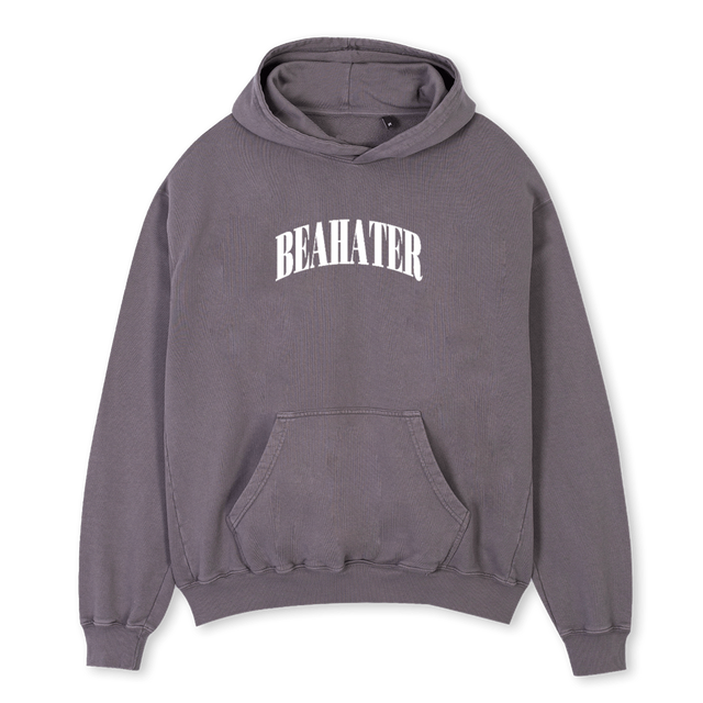 WEISS KLASSIK Pigment Grey Oversized Hoodie.