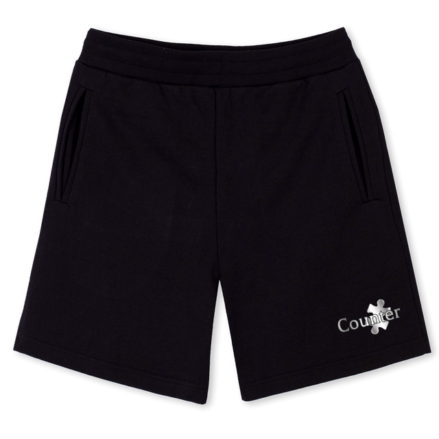 ZWART COUNTER SHORTS Black Sweatshorts.