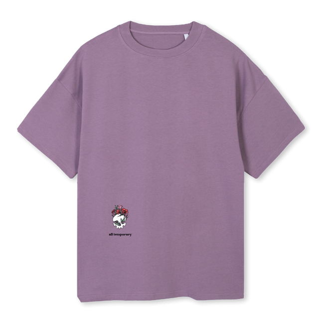 ALL TEMP Purple Oversized Tee.