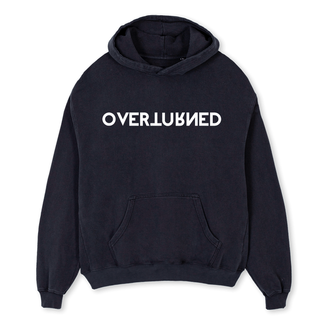 SWEATER Vintage Black Oversized Hoodie.