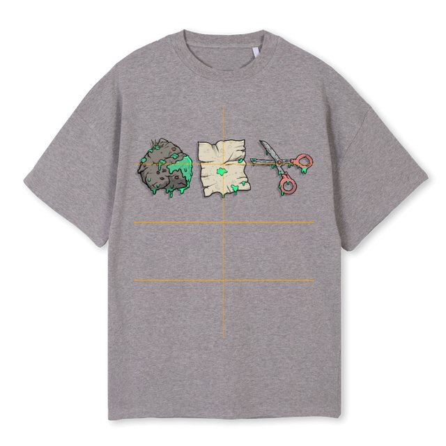 TOSIII Grey Marl Oversized Tee.