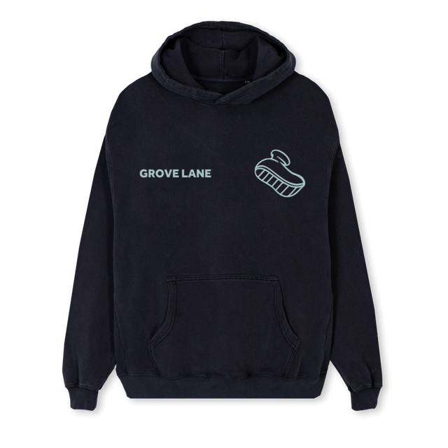 GLRC BLK Vintage Black Regular Hoodie.