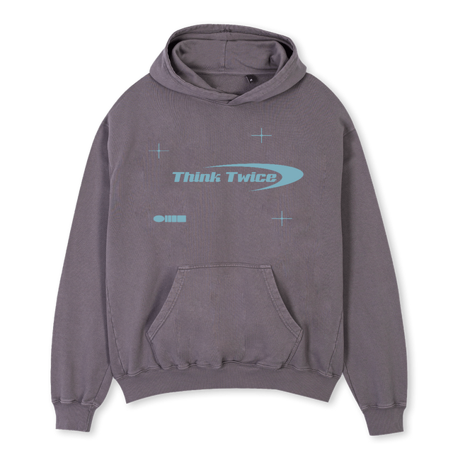 JNCIMDIK Pigment Grey Oversized Hoodie.