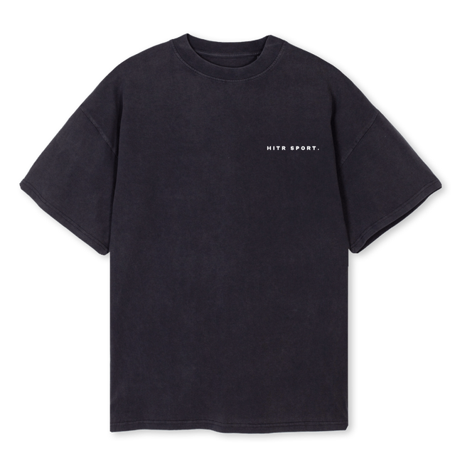 HITR GOAT Vintage Black Oversized Tee.