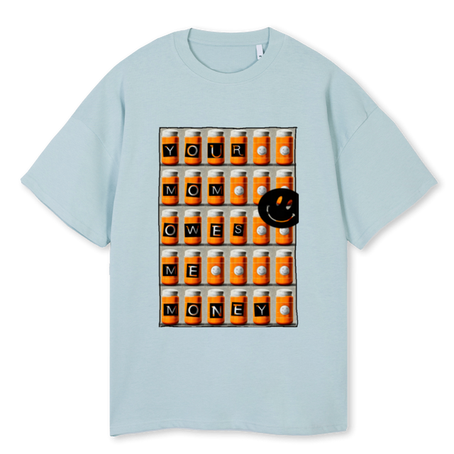 PILS Cold Blue Oversized Tee.