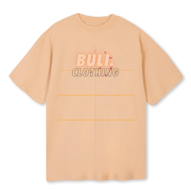 TEE SAMPLE Sand Oversized Tee.