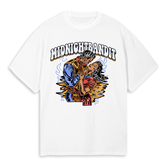 ROMANCE White Oversized Tee.